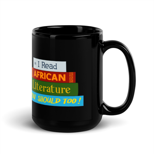 Black African Literature Glossy Mug