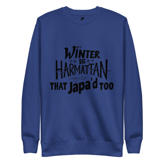 Winter Japa Sweatshirt - Dark Mode