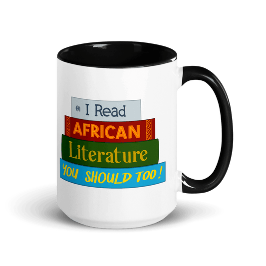 African Literature Mug with Color Inside