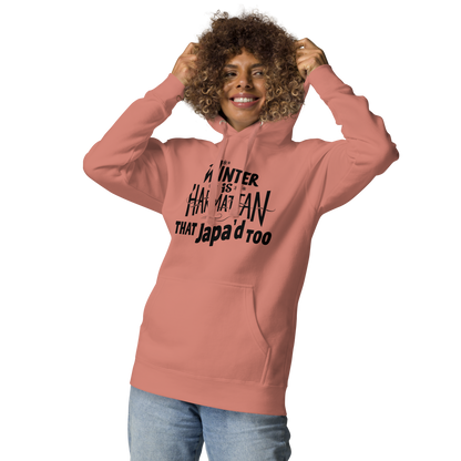 Winter Japa Hoodie - Dark Mode