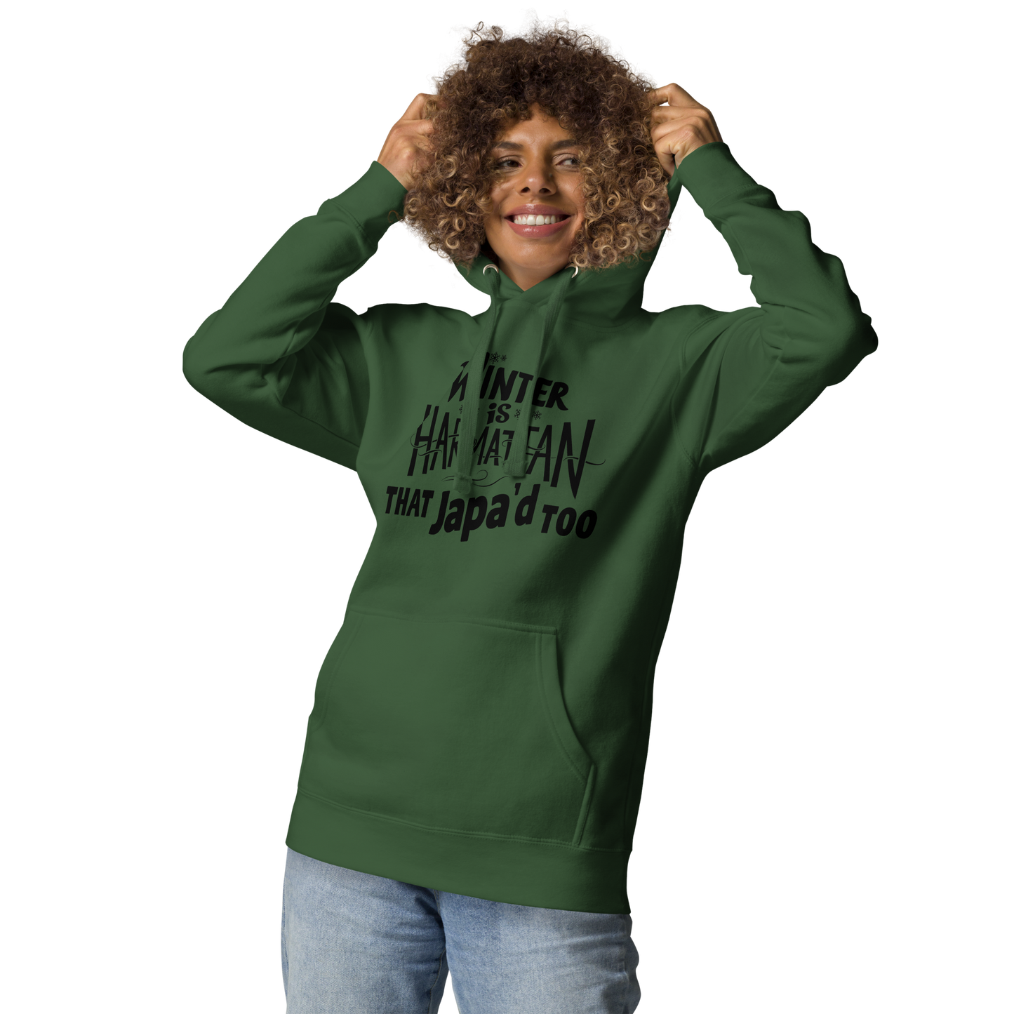 Winter Japa Hoodie - Dark Mode