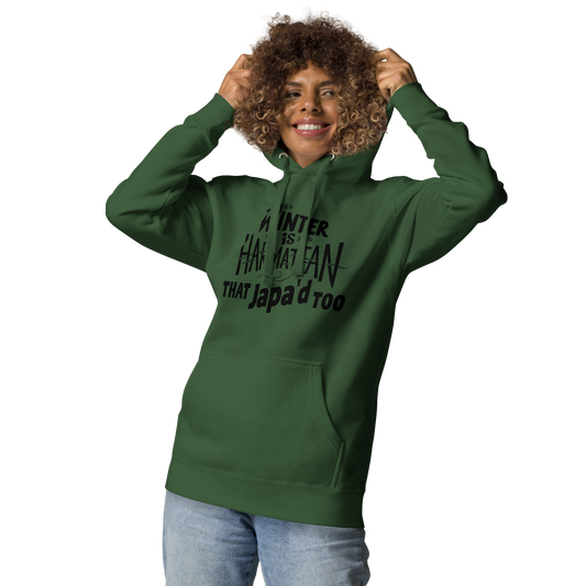 Winter Japa Hoodie - Dark Mode