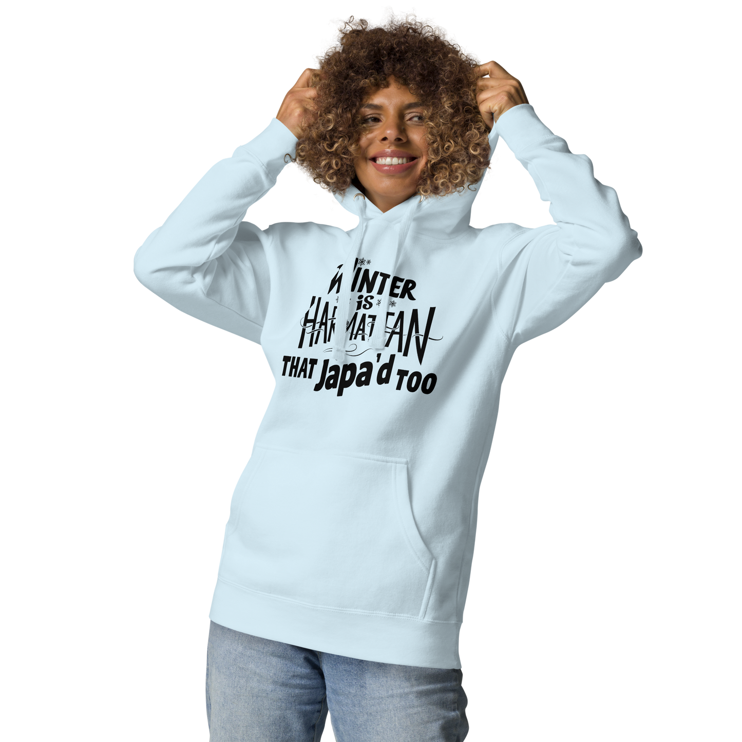 Winter Japa Hoodie - Dark Mode