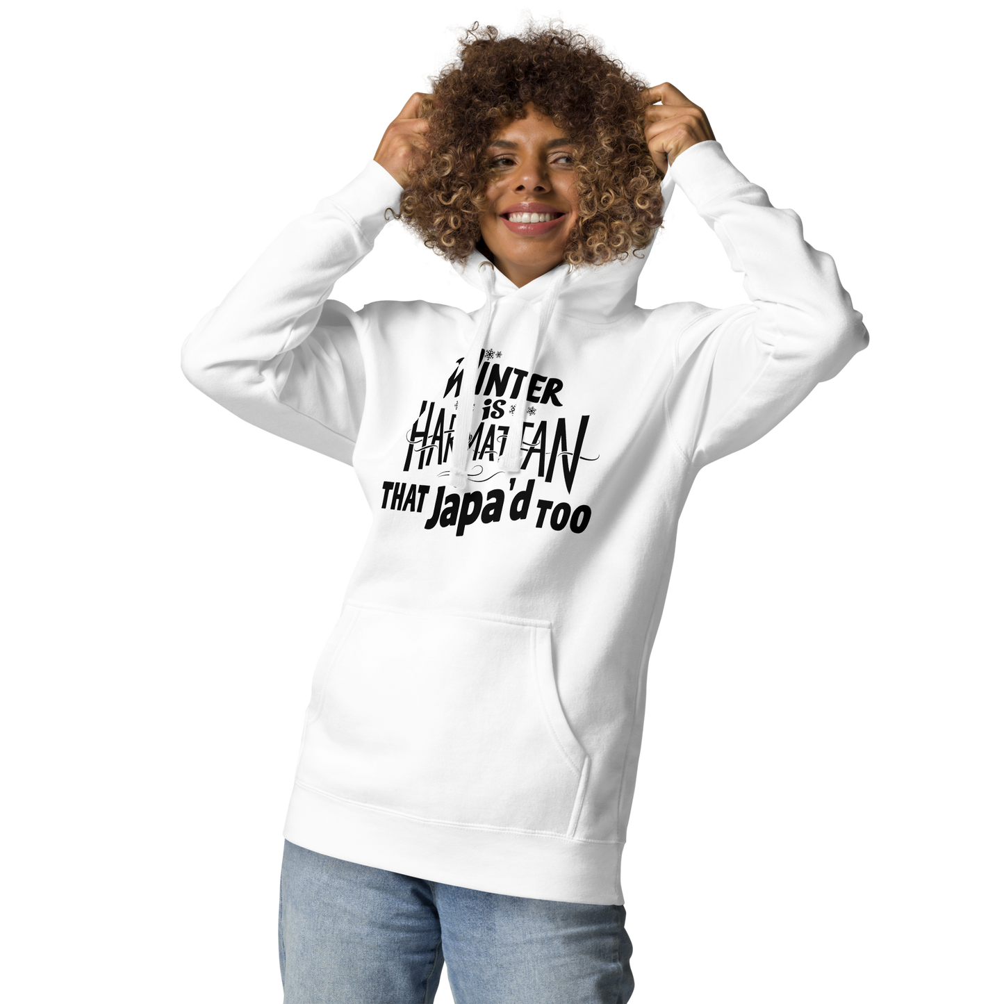 Winter Japa Hoodie - Dark Mode
