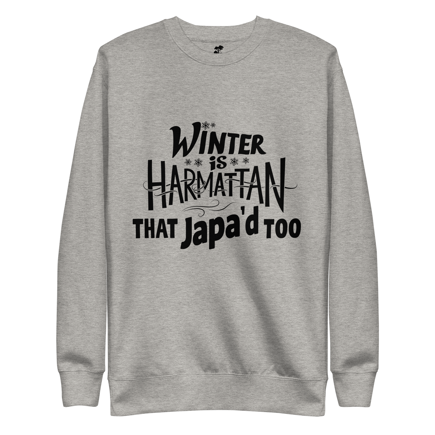 Winter Japa Sweatshirt - Dark Mode