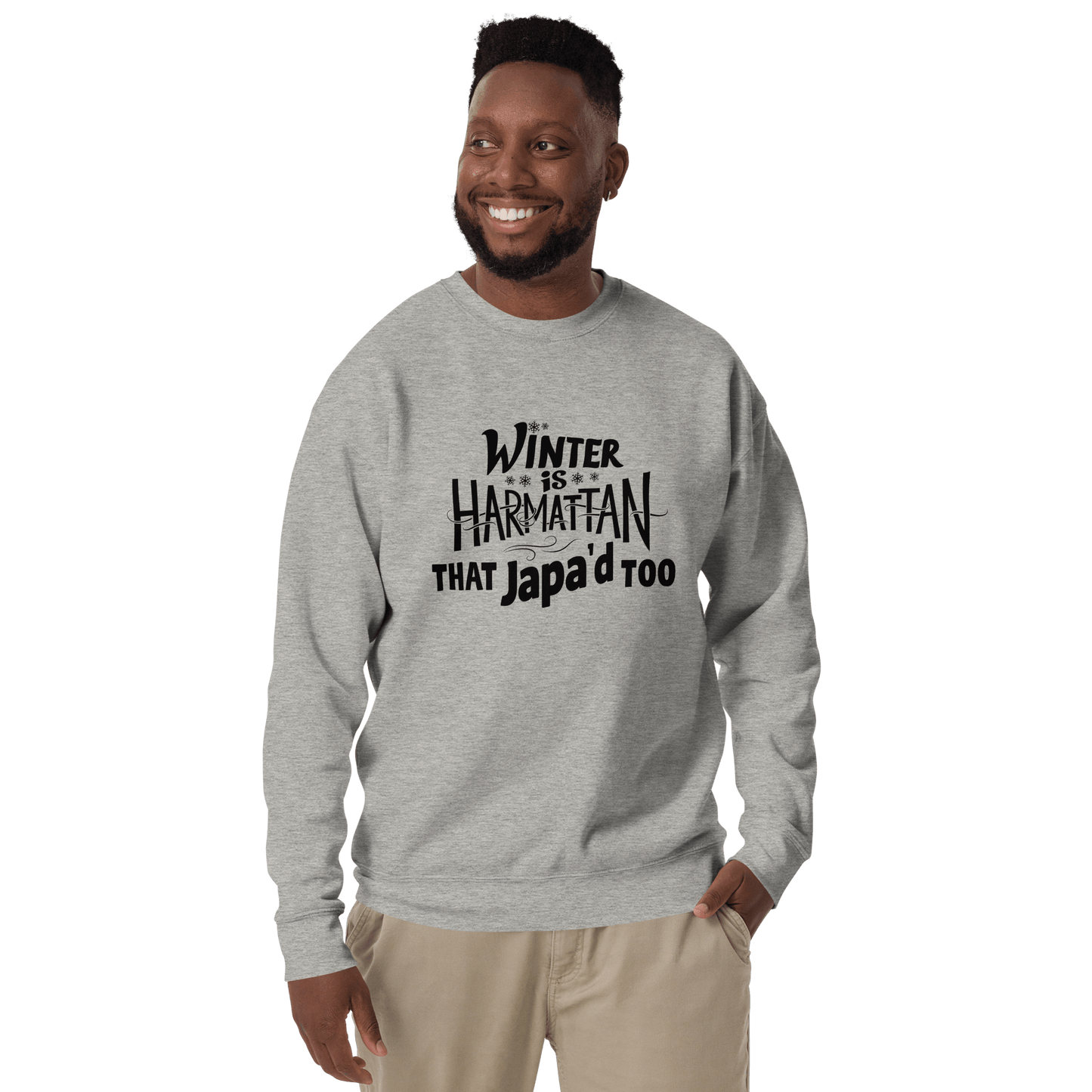 Winter Japa Sweatshirt - Dark Mode