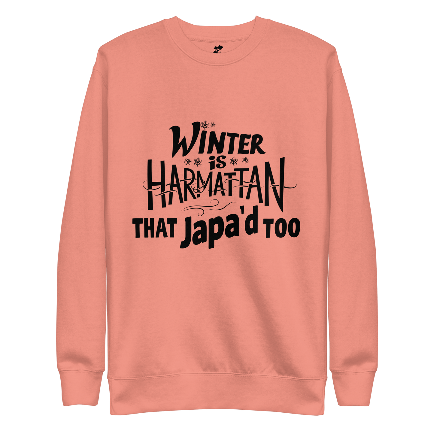 Winter Japa Sweatshirt - Dark Mode