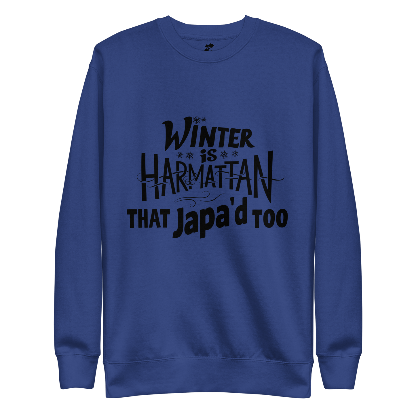 Winter Japa Sweatshirt - Dark Mode